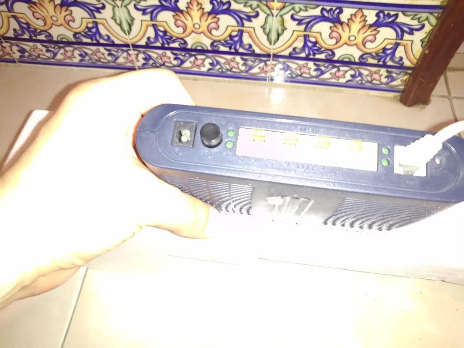 Router Antigo a funcionar