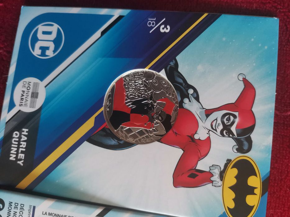 Moedas de 10€ prata - coleção DC Comics