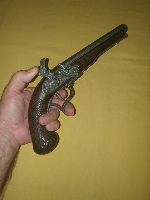 Réplica de Pistola Antiga "Hadley 1760 London" - Decorativa