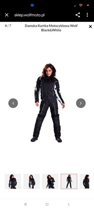 Kurtka motocyklowa damska Wolf