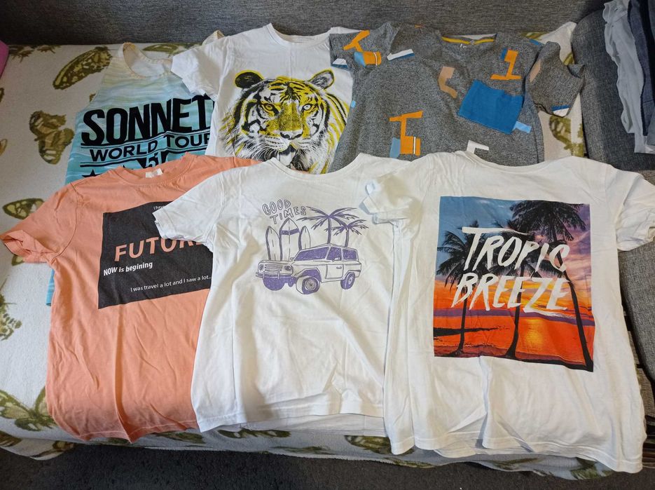 T-shirty dla chłopca 140cm