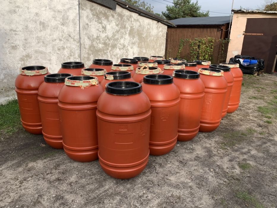 Beczki 220L spożywcze, gratis dostawa, 200, 250L