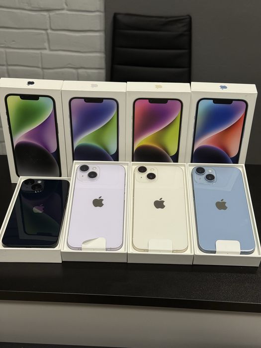 New open iphone 14 128gb blue, starlight, purple, black