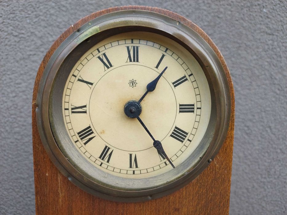 206 Stary zegar stołowy budzik Junghans 1920r balansowy do renowacji