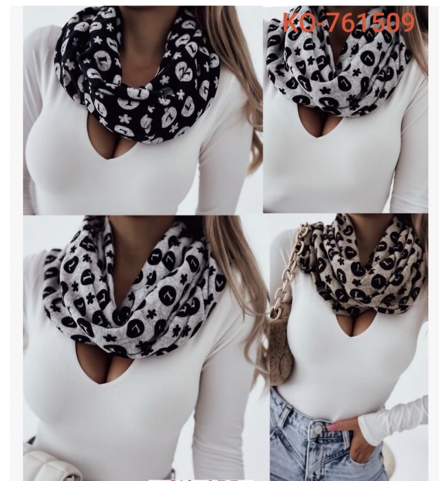 Damskie szale kominy