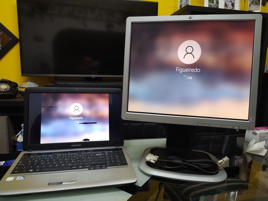 Monitor HP 19"polegadas, casa apartamento vivenda quarto escritório.