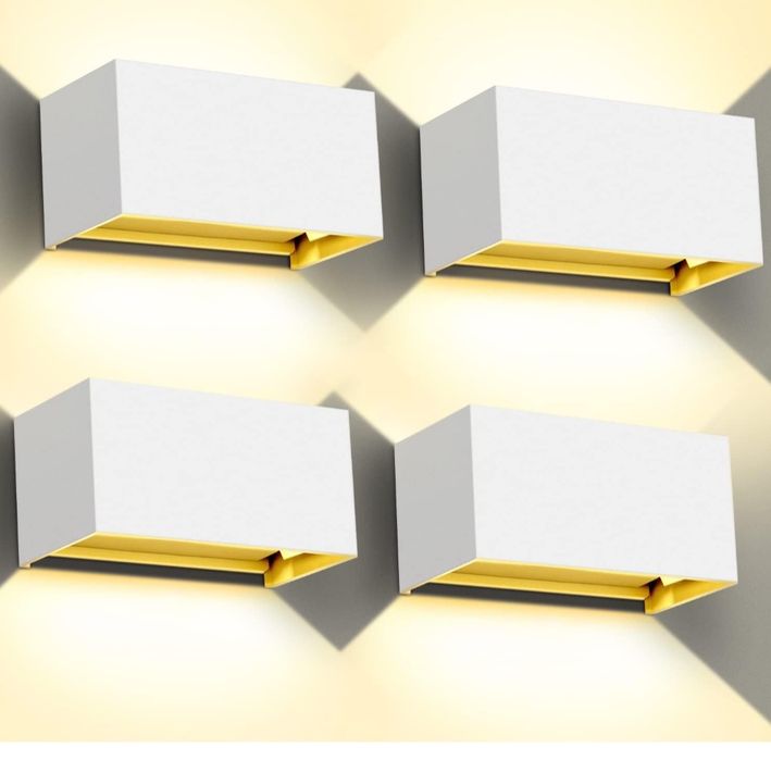Lampy zewnętrzne i wewnętrzne led Wall light 4 szt