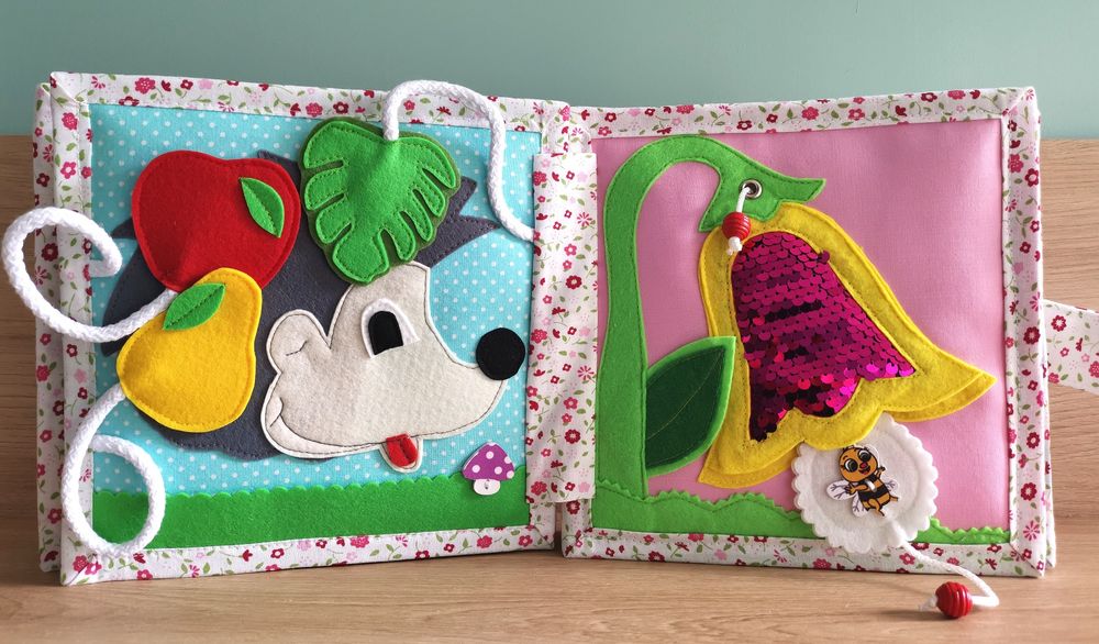 Książeczka sensoryczno edukacyjna