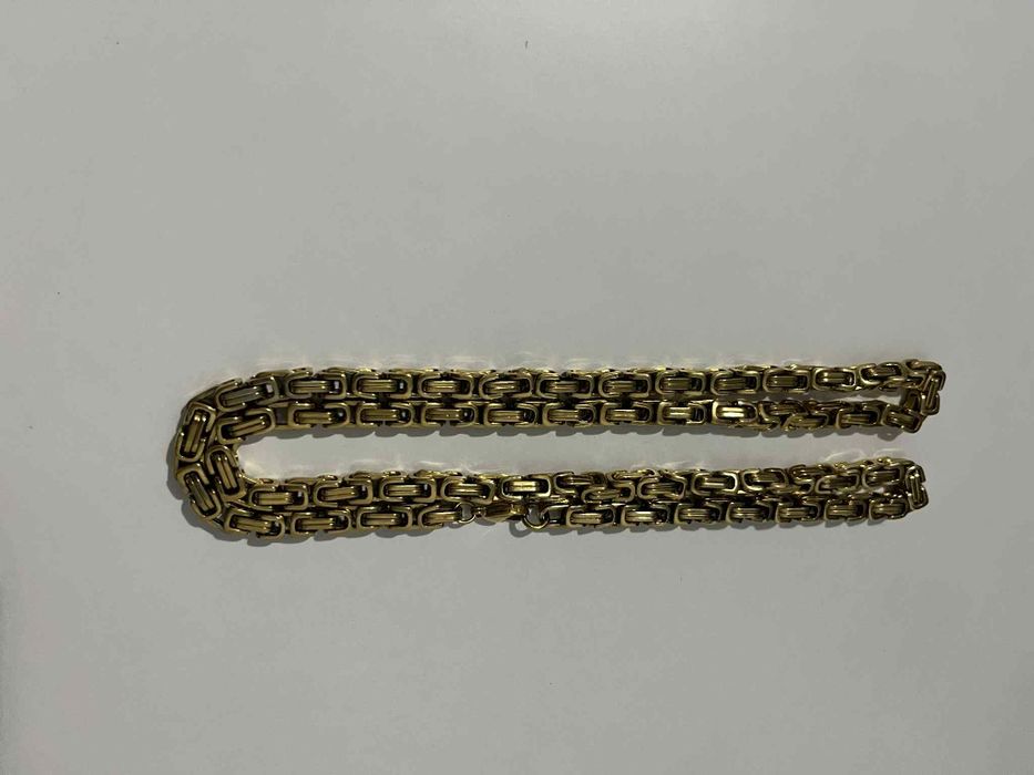 Łańcuch splot królewski pozłacany