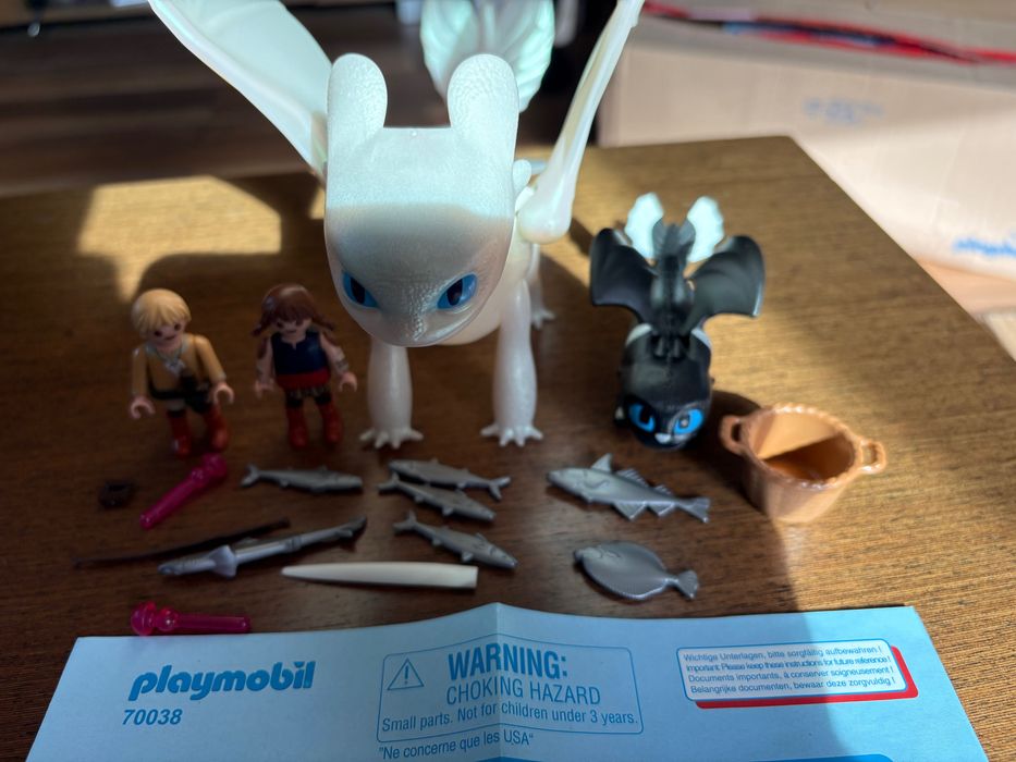 Playmobil 70038 Dragons Biała Furia Z Małym Smokiem I Dziećmi