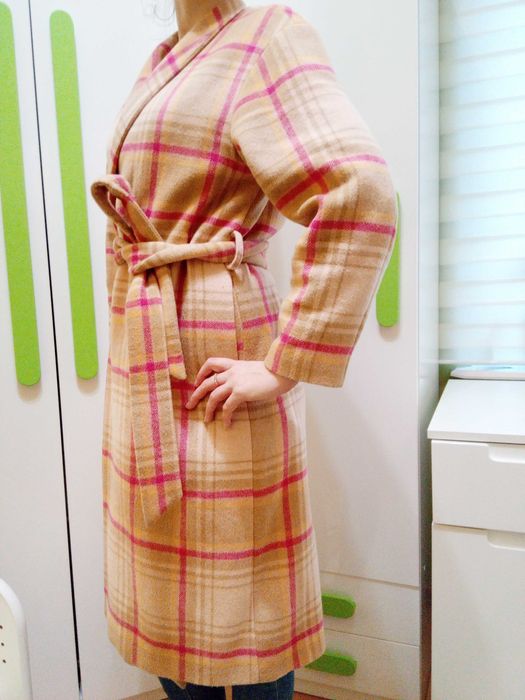 Płaszcz w kratę Reserved