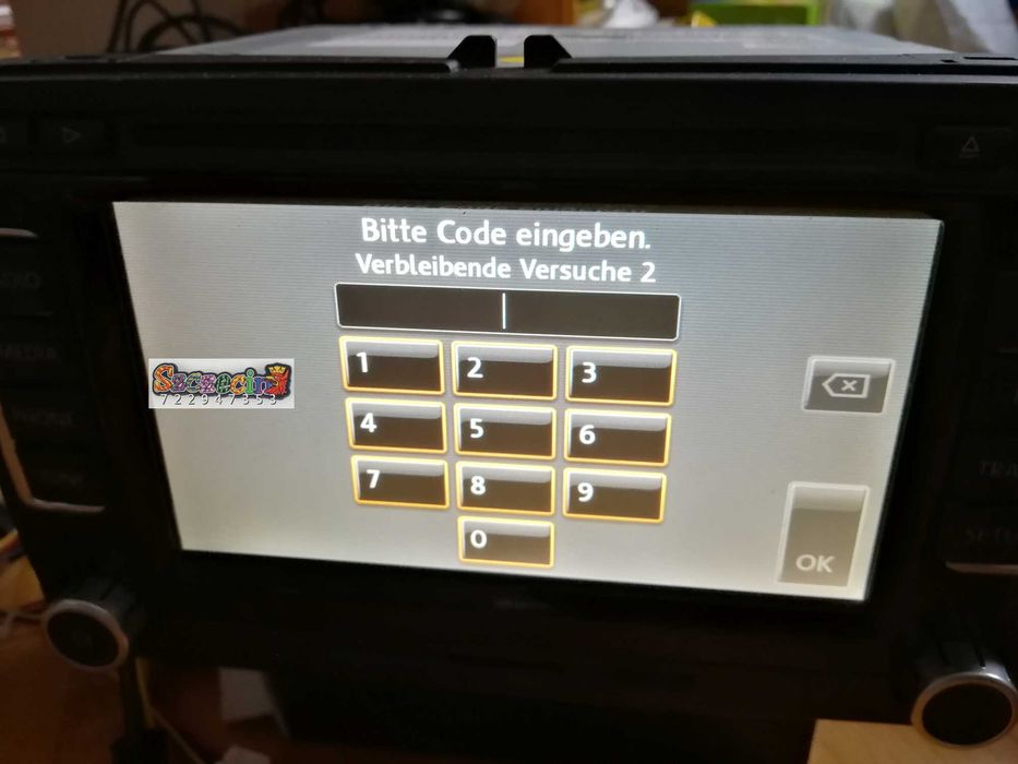 CD płyta VW Skoda nawigacja RNS510 naprawa mapy PL menu bootloop radio