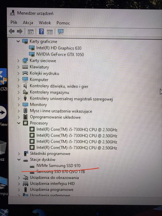 Dell 7567 gtx1050 240gb ssd stan dobry