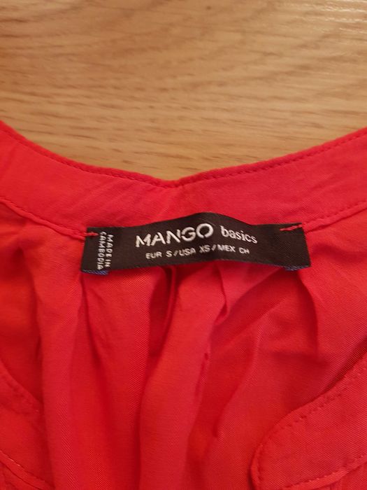 Czerwona bluzka Mango S