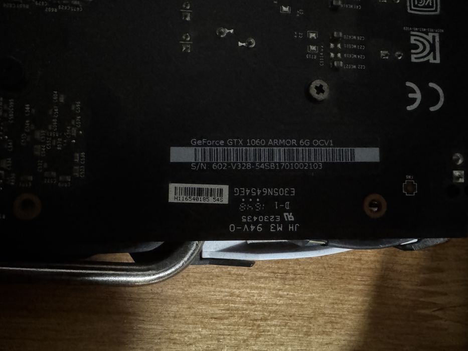 Відеокарта GeForce GTX 1060 Armor 6G OCV1