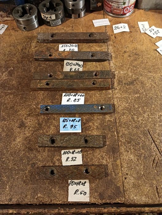 Szczęki imadła 150 ,  i inne