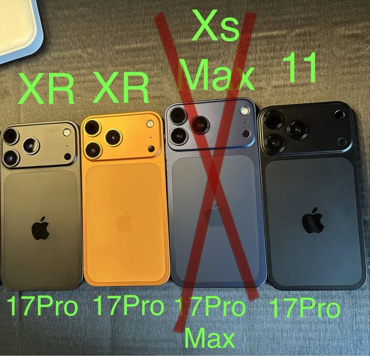Корпус на Iphone XR и 11 Pro Max в виде 17 PRO