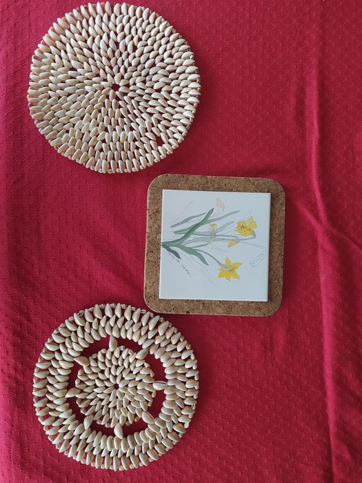 3 Base para panelas - Conjunto de 3