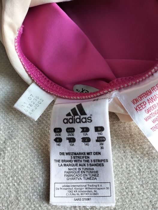Jednocześciowy strój kąpielowy Adidas r. 140
