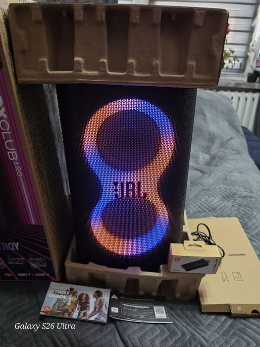 JBL PartyBoX 120 Club + 2 Baterie w zestawie