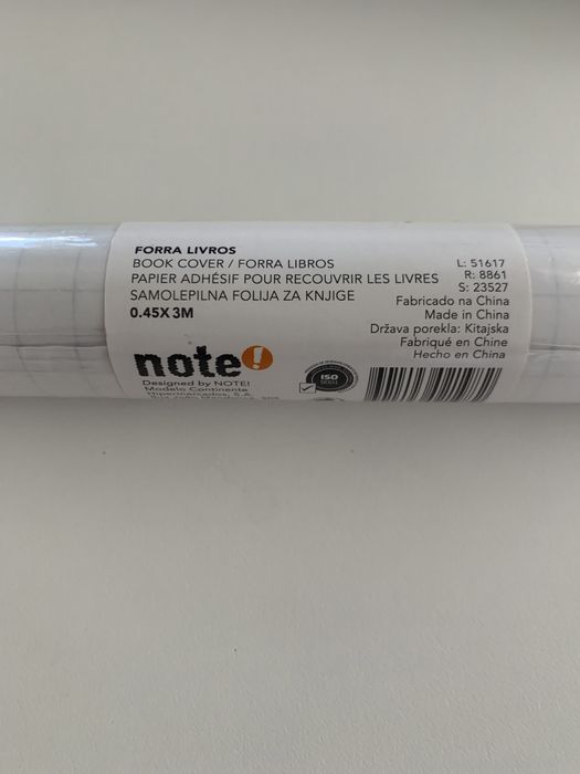 2 Rolos Forra Livros NOTE - Novos