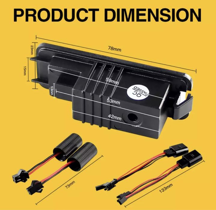 Подсветка номера LED VW golf 4 5 6 7 passat b6 CC