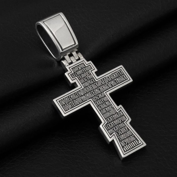 Серебряный крест ПРАВОСЛАВНЫЙ (арт 01) 27.6 грамма