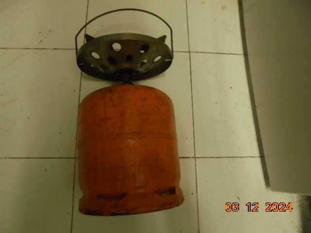 fogao e botija a gaz a funcionar