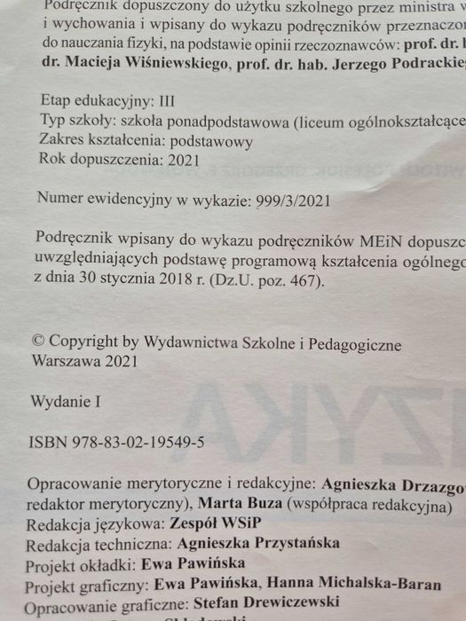 Fizyka 3 podręcznik