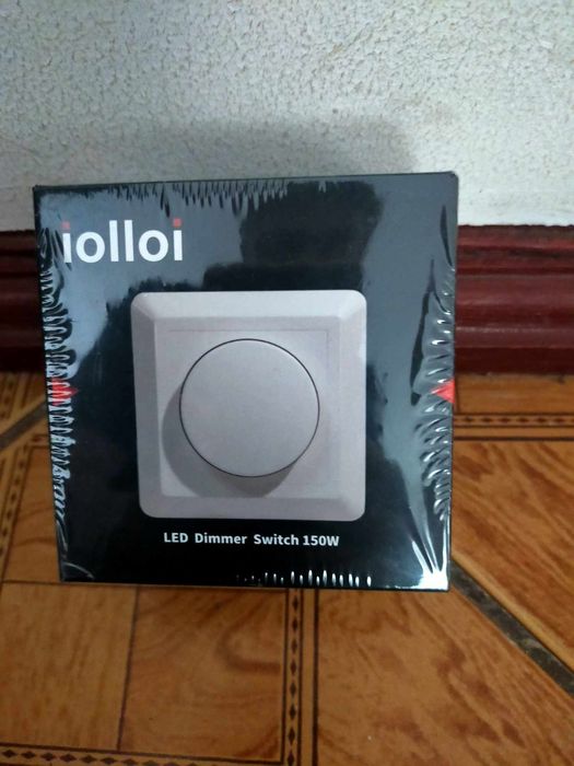 Ściemniacz LED, obrotowy, podtynkowy, LED 3-150W/halogenowe 3-300W