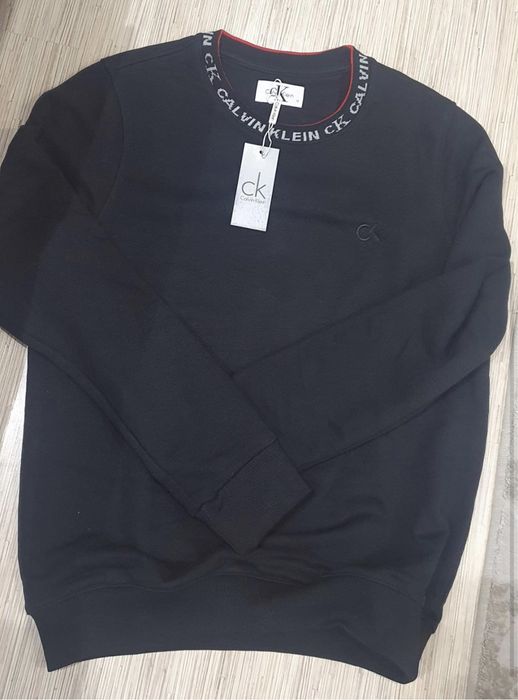 Bluza szara _biała_czarna_logo_M_unisex