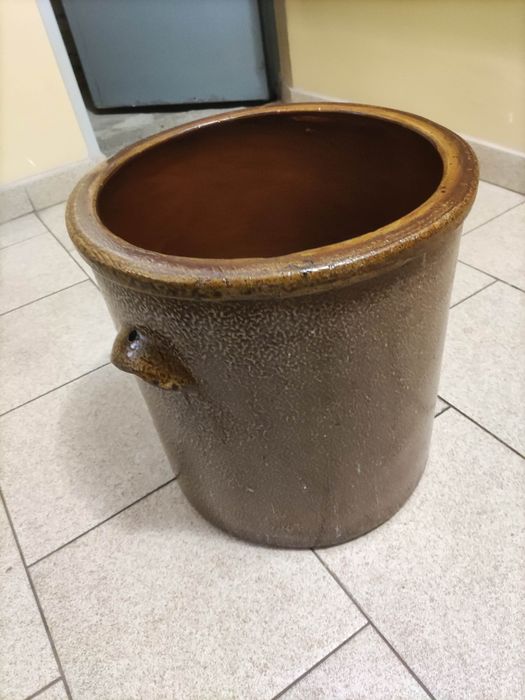 BUNZLAU Hoffmann Co Garnek Kamionkowy 80 l - Przedwojenny