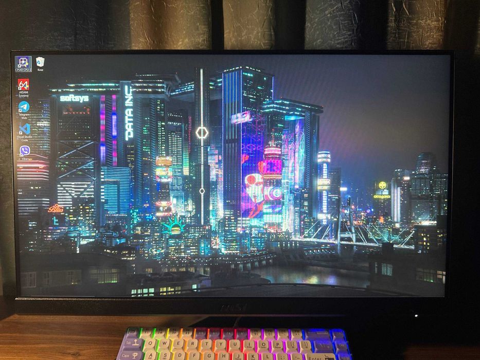 Монітор MSI Optix G2412V / 1920x1080 FHD IPS / 100Hz / 1ms/ 23.8"