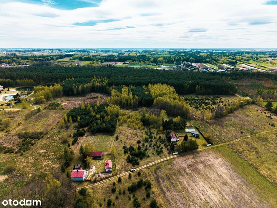 Działka budowlana 1,40 ha Ossa k/ Rawy Maz