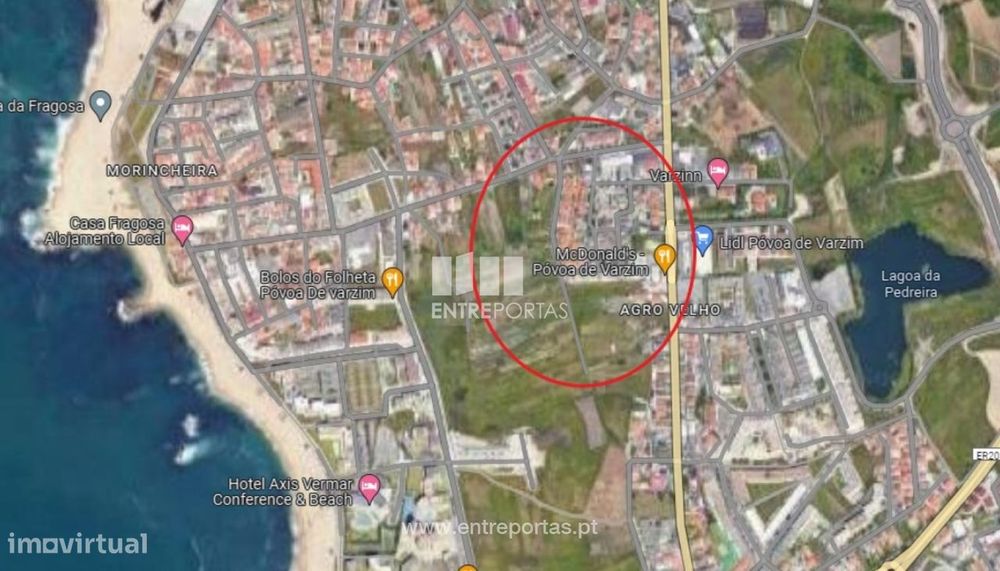 Venda de Lote com 290m2, próximo do mar em Aver o mar, Póvoa de Varz