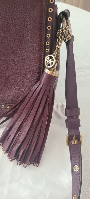 Sprzedam torebkę skórzaną MICHAEL KORS model Brooklyn 30F6ABNM2L Plum