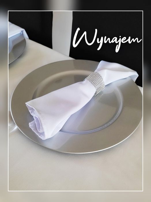 Serweta bankietowa materiałowa fuksja różne kolory magenta serwetki