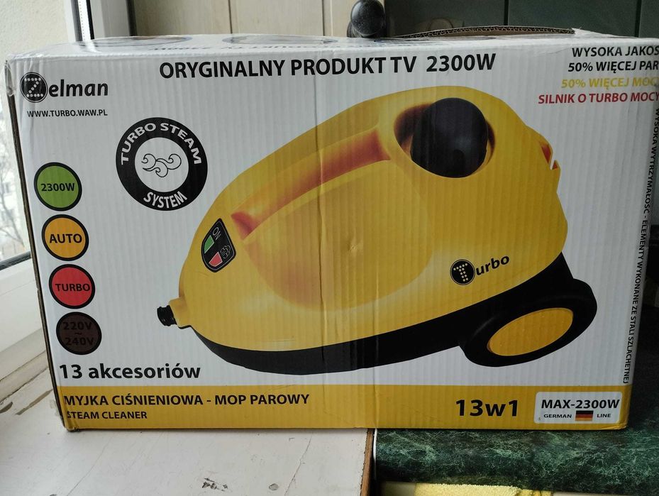 Niemiecka myjka ciśnieniowa, myjka parowa. Nowa