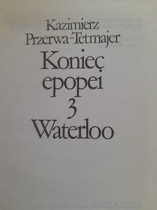 Koniec epopei Przerwa-Tetmajer