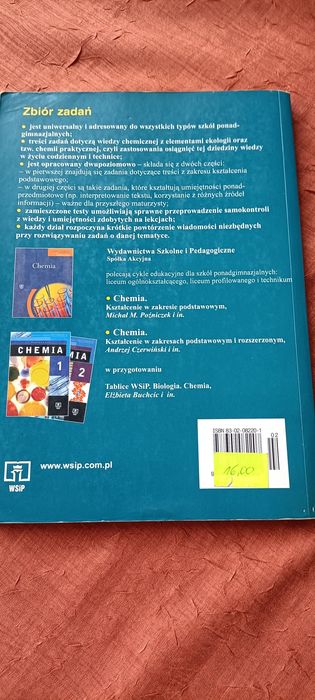 Chemia zbiór zadań