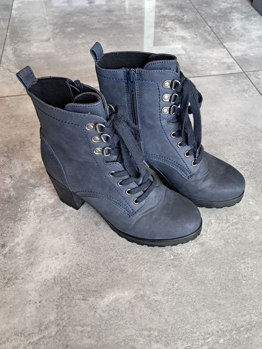 Botki 38 Esmara granat