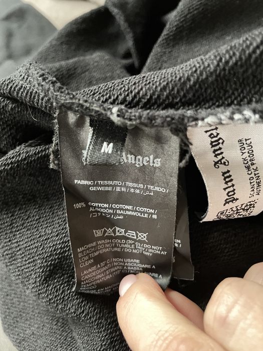 Czarna bluza Palm Angels, rozm M