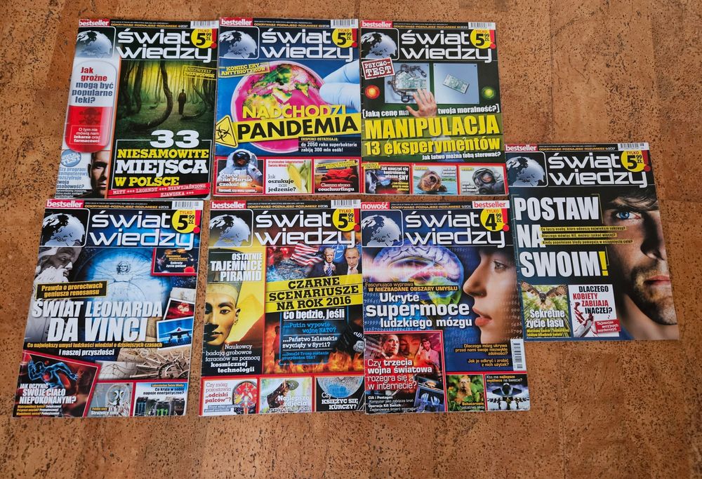 Świat Wiedzy - komplet czasopism