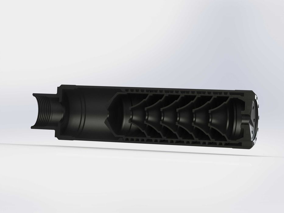 Глушник швидкознімний DEMO LOK 5,56 для AR15, M4, M16 [глушитель, ПБС]