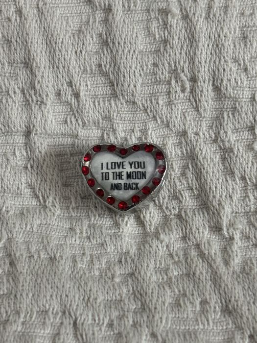 Peça compatível com pulseira pandora “I love you to the moon Back”