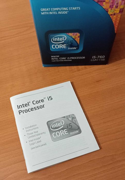 Процесор Intel Core i5-760 + кулер