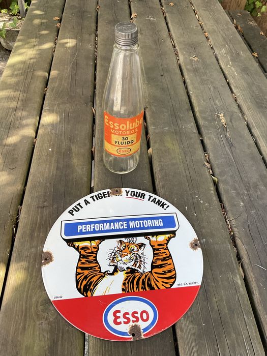 Placa Esso esmalte