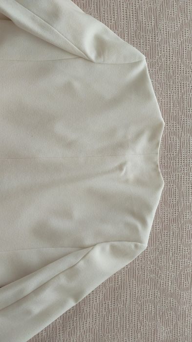 Casaco branco/crú Zara