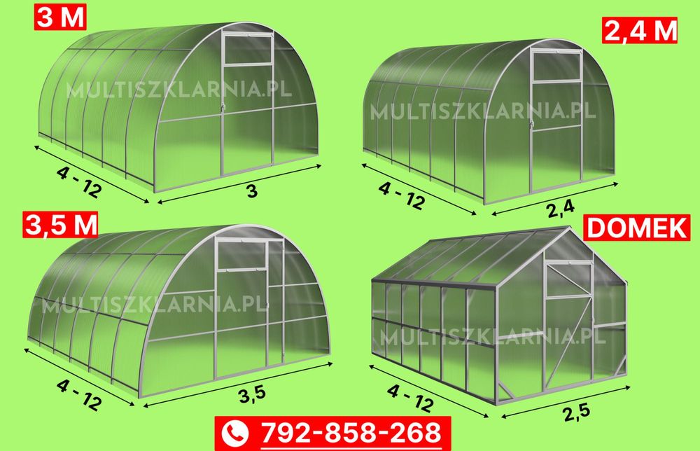 Poliwęglan komorowy 4-6 mm na szklarnie zadaszenia DOSTWA GRATIS