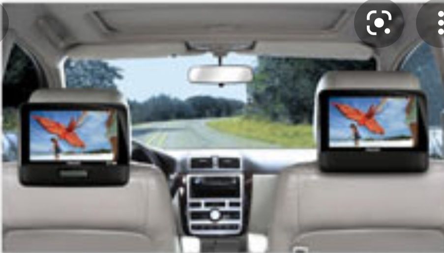 Philips PET7402 - DVD player / 2 LCD monitors - display 7